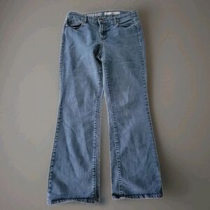 Vintage Y2k DKNY Jeans Blue Soho Boot Cut Mid Rise Stretch Dark Wash Denim 8